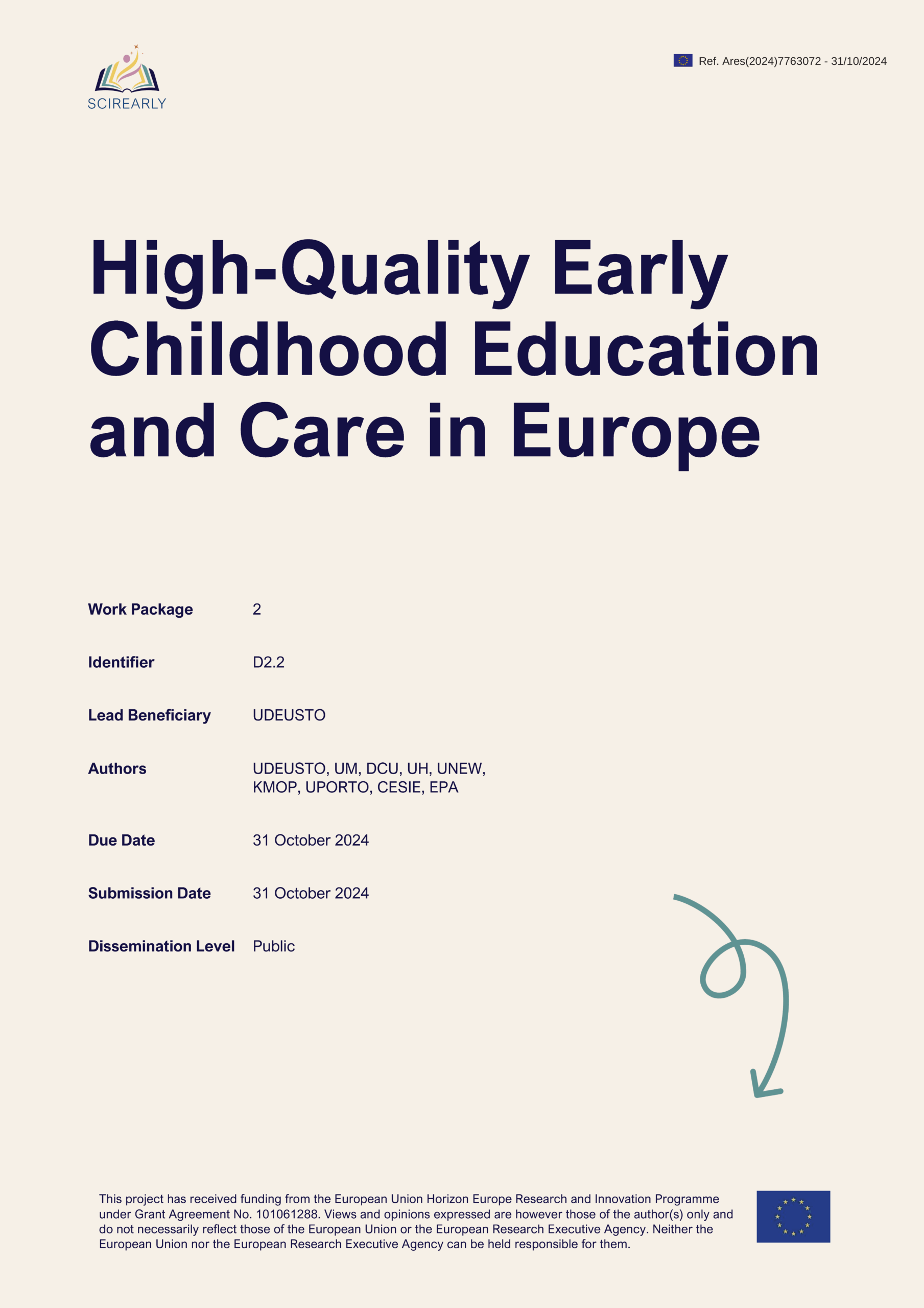 High-quality ECEC scientific report